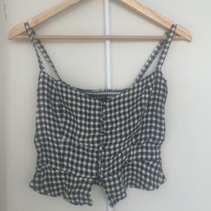 Reformation peplum blouse